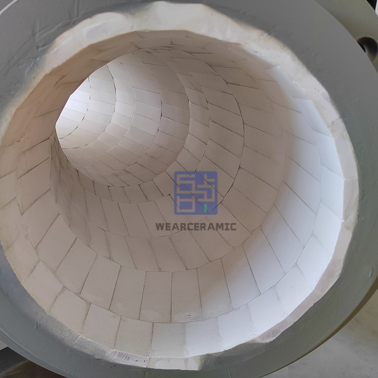 贴片式耐磨陶瓷管