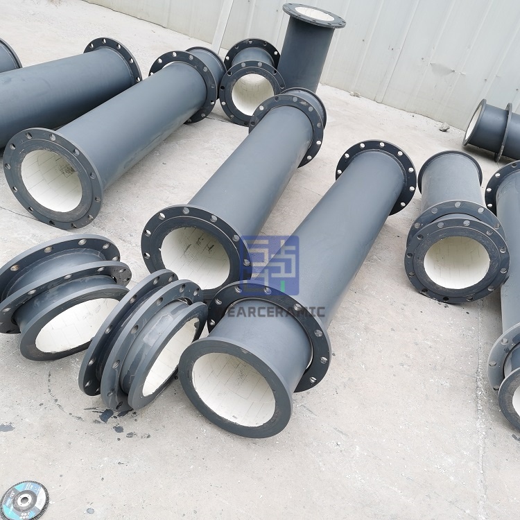 贴片式耐磨陶瓷管